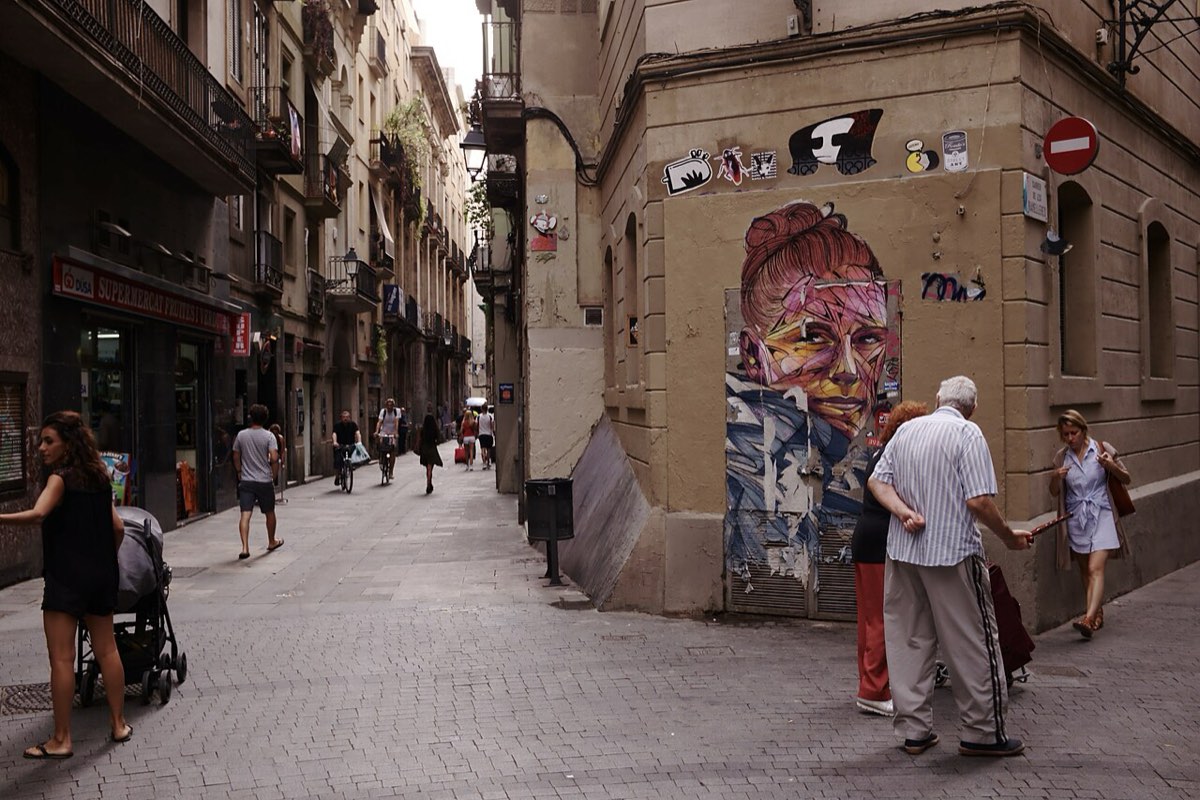 Čtvrť Lavapiés v Madridu